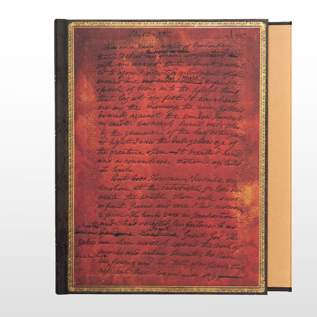 Cuaderno Paperblanks : Mary Shelley : Frankenstein (detalle 4)