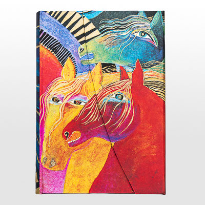 Paperblanks Journal diary - Laurel Burch : Mystical Horses : Wild Horses of Fire