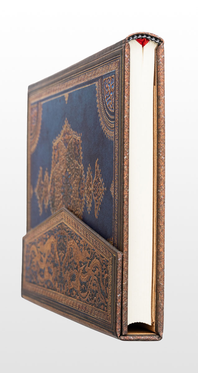 Carnet Paperblanks : Safavide Indigo (détail 1)
