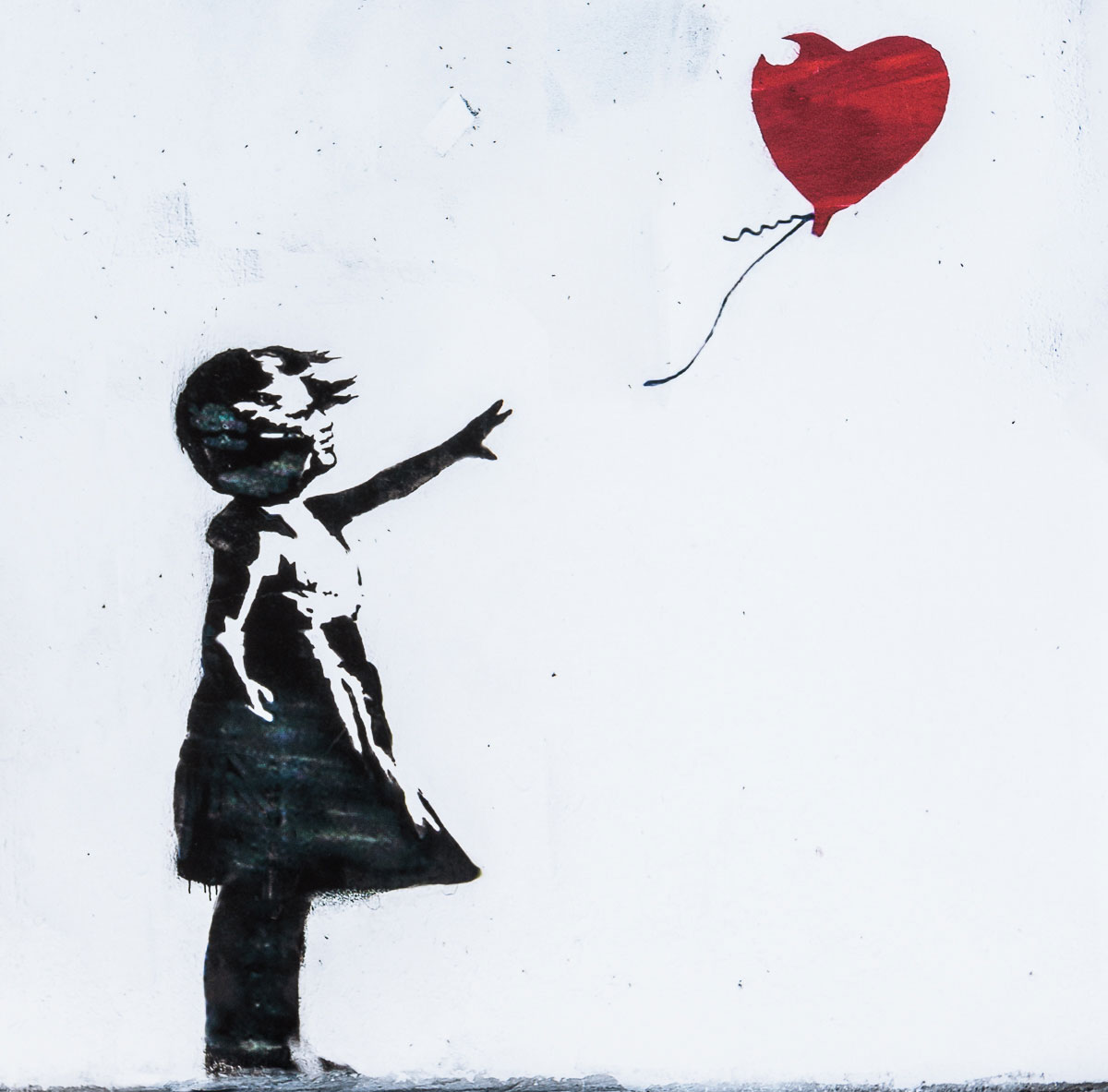 Lámina Banksy : Girl With Balloon