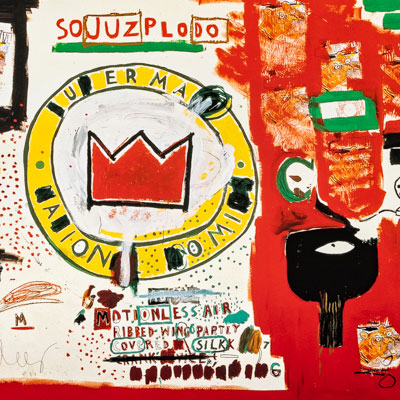 Jean-Michel Basquiat Art Print - Crown (1988)