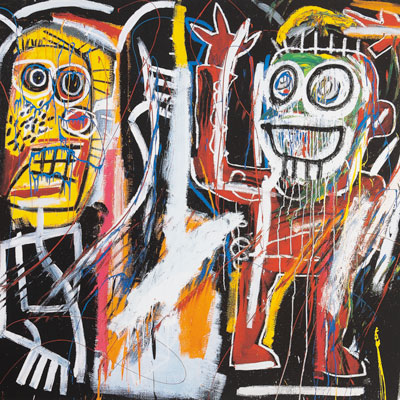 Affiche Jean-Michel Basquiat :  Dustheads (1982)