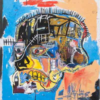 Lámina Jean-Michel Basquiat :  Skull (1981)