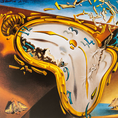 Salvador Dali Art Print - The melting clock (1931)