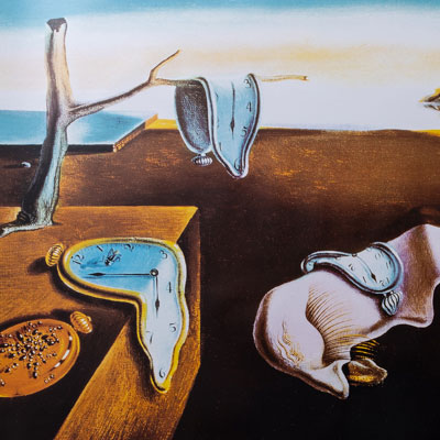Affiche Dali - La Persistance de la mémoire (1931)
