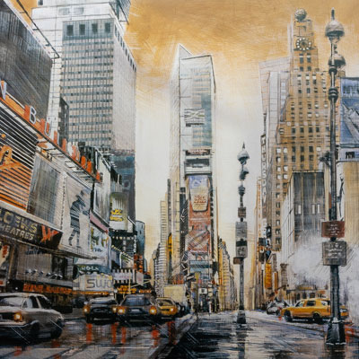 Matthew Daniels Art Print - Crossroads Times Square
