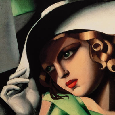 Lámina Tamara de Lempicka - Chica en verde (1930)