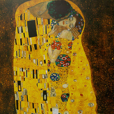 Gustav Klimt Art Print - The kiss