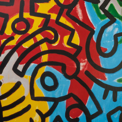 Keith Haring Art Print - Untitled Abstract (1987)