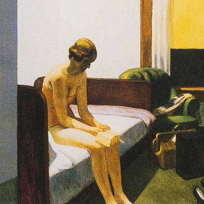 Stampa Edward Hopper : Hotel Room (1931)