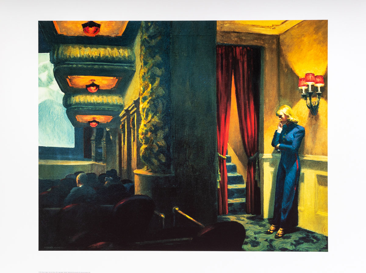 Edward Hopper Art Print - New York Movie (1939)