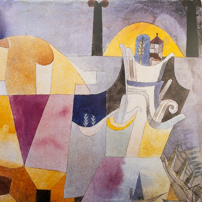 Affiche Paul Klee - Colonnes noires (1919)