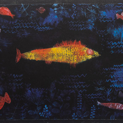 Stampa di Paul Klee - Il pesce rosso (1925)