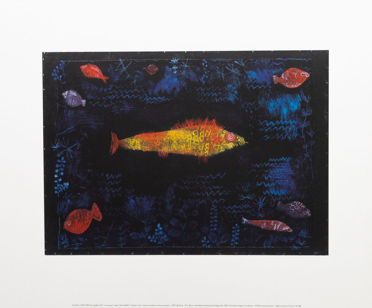 Affiche Paul Klee - The Goldfish (1925)