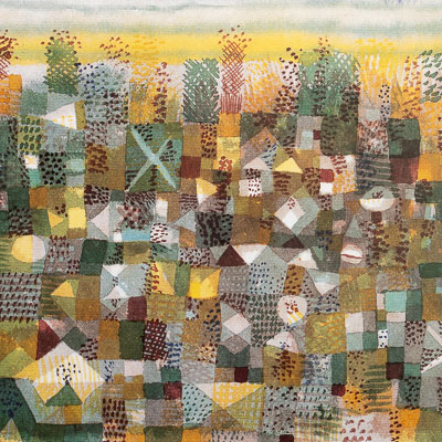 Lámina Paul Klee - Jardín (1925)