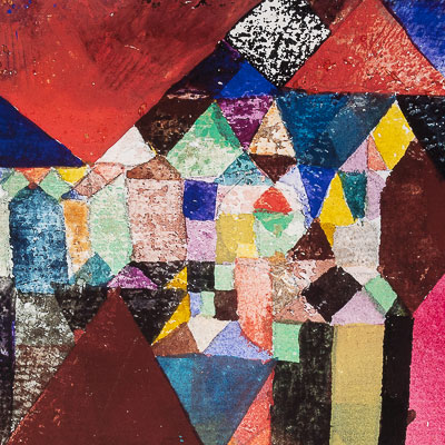 Lámina Paul Klee - Municipal Jewel (1917)