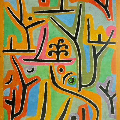 Affiche Paul Klee - Parc près de Lu (1938)