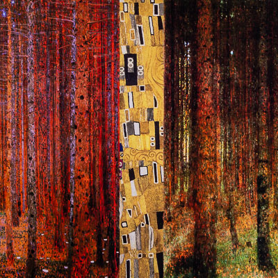 Affiche Gustav Klimt - Forêt I