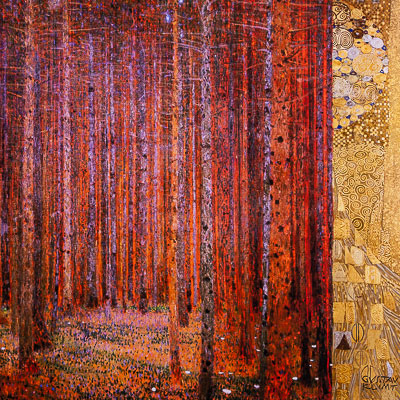 Lámina Gustav Klimt - Bosque II