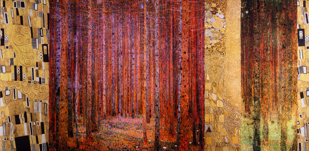 Stampa Gustav Klimt - Foresta II