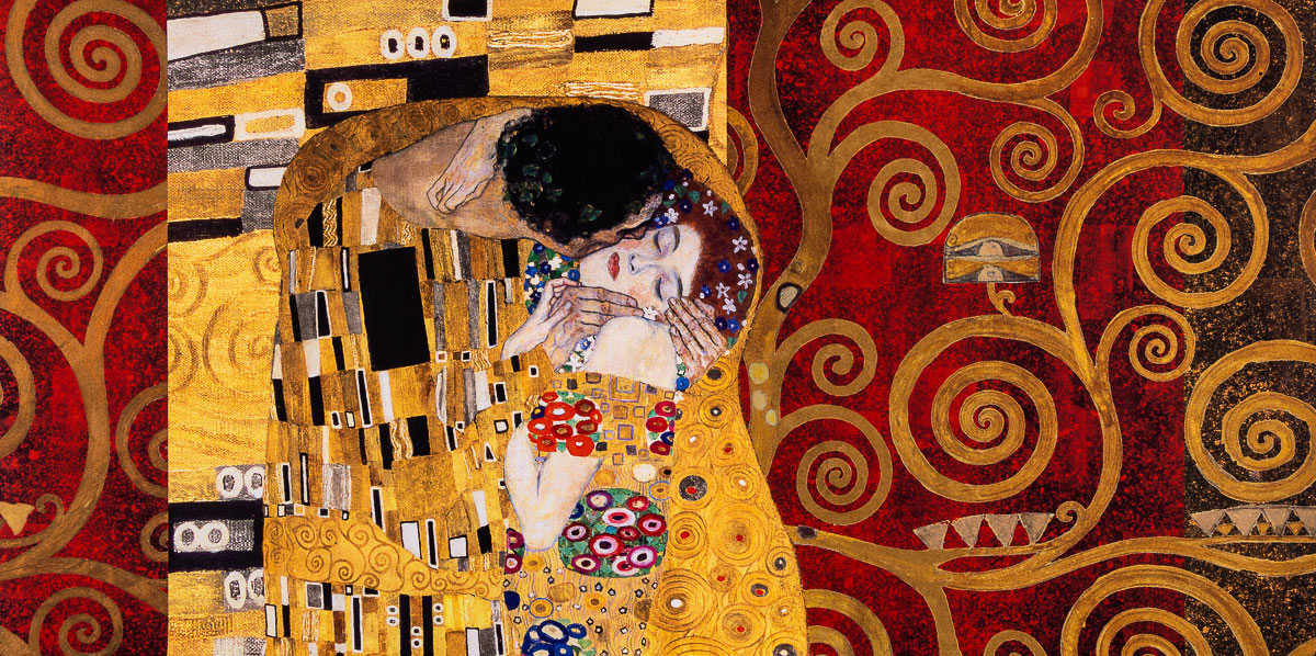 Stampa Gustav Klimt - Il Bacio (Oro)