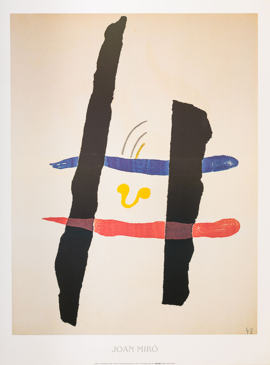 Affiche Joan Miro - A toute épreuve