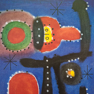 Lámina Joan Miro - Dipinto (1954)