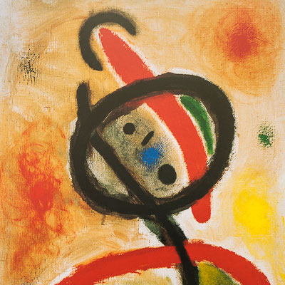 Lámina Joan Miro - Femme III, 1965