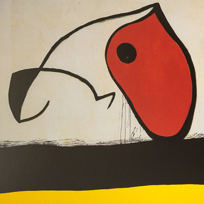 Affiche Joan Miro - Femme aux trois cheveux, 1976