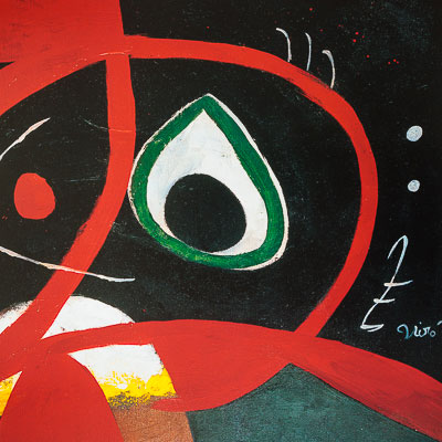 Joan Miro Art Print - Kopf