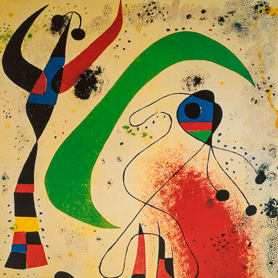 Stampa Joan Miro - La notte (1953)