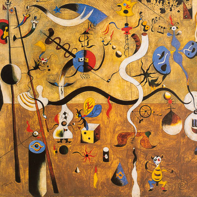 Affiche Joan Miro - Le carnaval d'Arlequin (1925)
