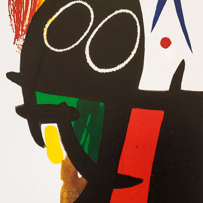 Affiche Joan Miro - Le sarrasin à l'étoile bleue (1973)