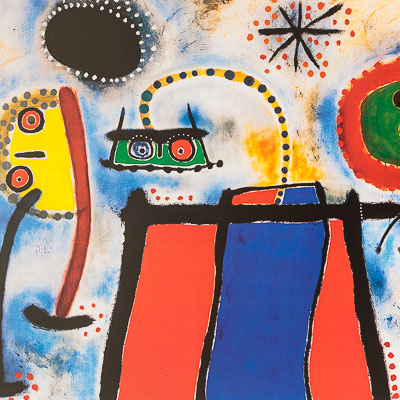Affiche Joan Miro - Peinture