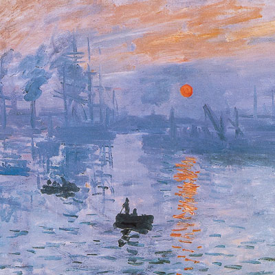 Lámina Claude Monet - Impresión, sol naciente