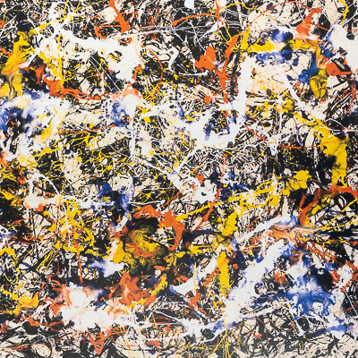 Jackson Pollock Art Print - Convergence