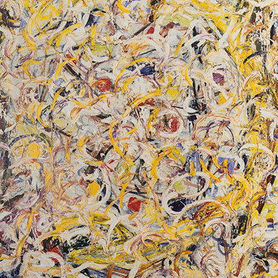 Jackson Pollock Art Print - Shimmering Substance