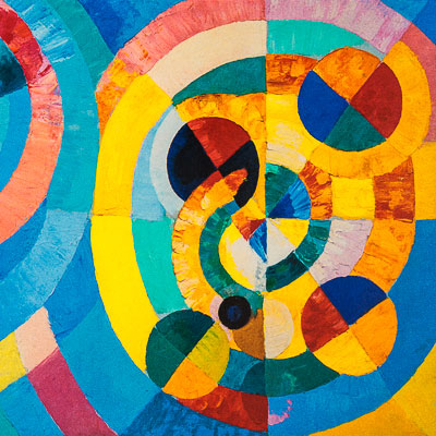 Lámina Robert Delaunay : Circles Forms (1930)