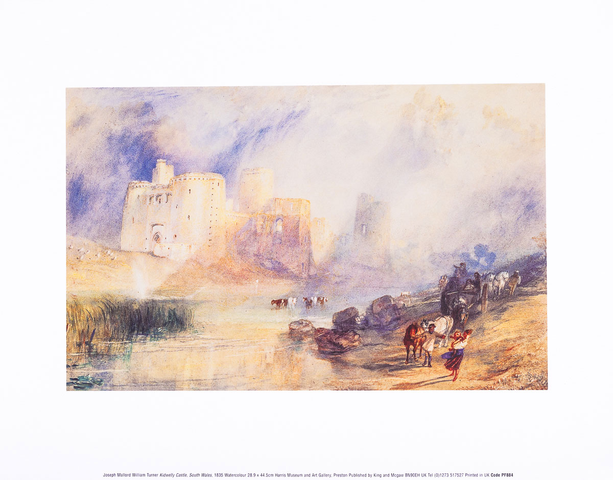 Affiche William Turner : Kidwelly Castle, South Wales