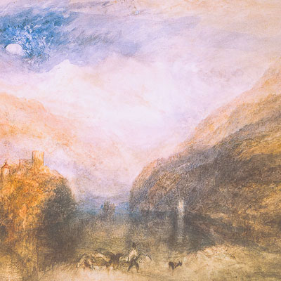 Stampa William Turner : The Lauerzersee with the Mythens