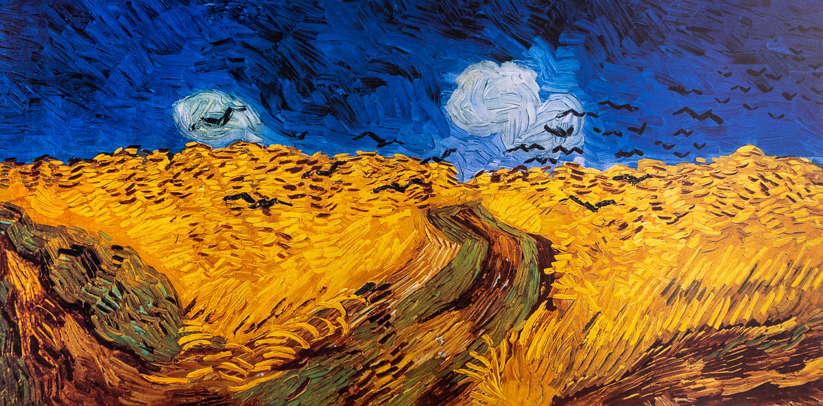 Lámina Van Gogh - Campo de Trigo con Cuervos