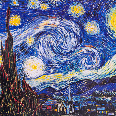Stampa Vincent Van Gogh - Notte stellata