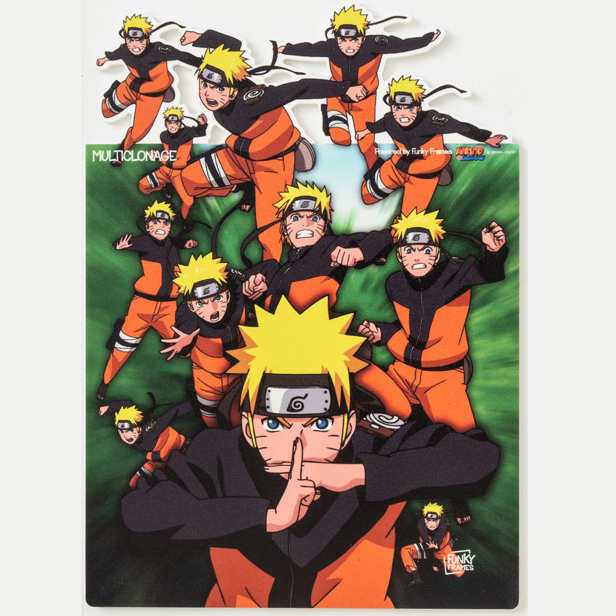Funky Frames : Naruto, Multicloning (detail n°1)