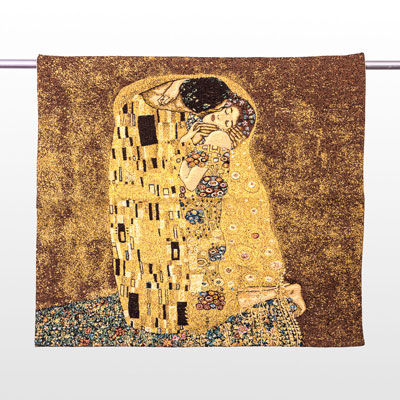 Gustav Klimt tapestry - The kiss