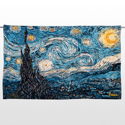 Tapisserie Vincent Van Gogh - La nuit étoilée