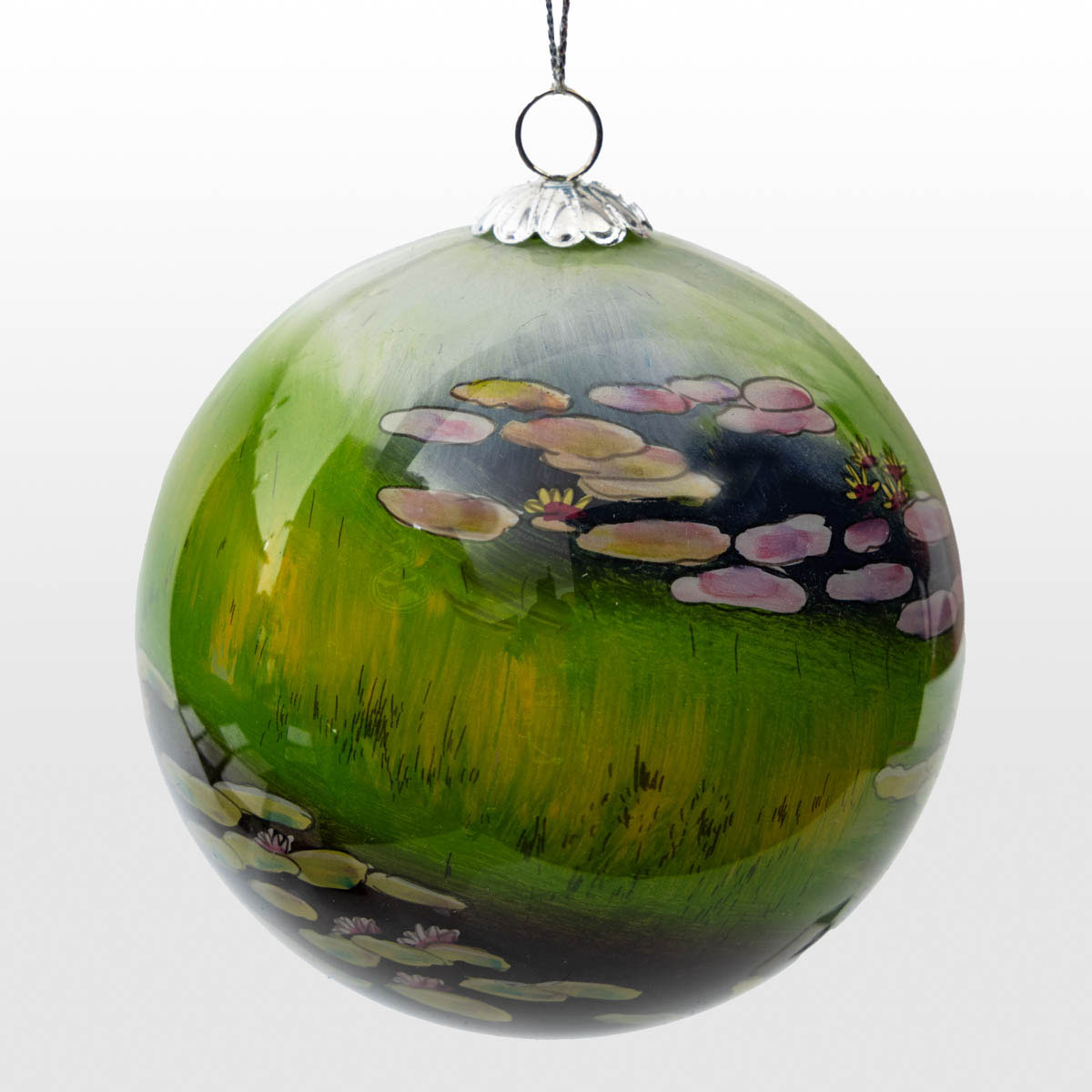 Claude Monet Christmas Bauble: Nympheas day (detail 1)