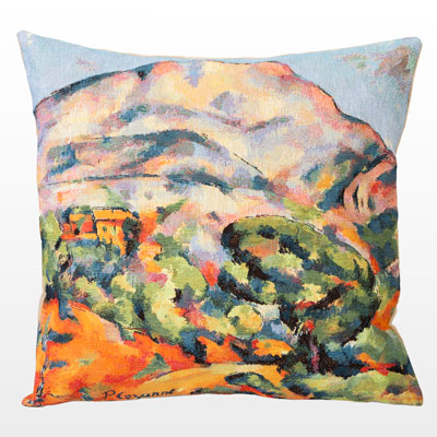 Housse de coussin Paul Cézanne : La montagne Sainte Victoire