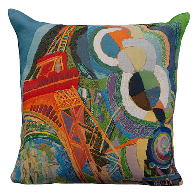 Delaunay Cushion cover : Air, Iron, and Water (1937)