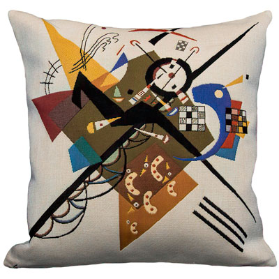 Kandinsky Cushion cover : Auf Weiss II (1923)