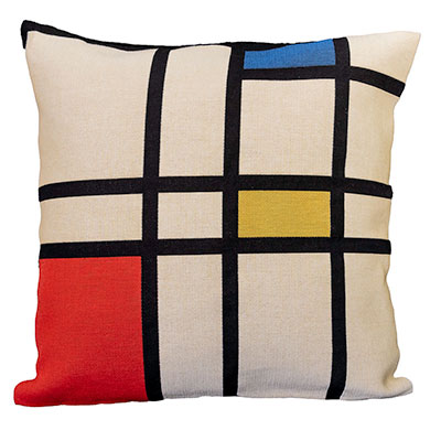 Fodera di cuscino Piet Mondrian - Composizione